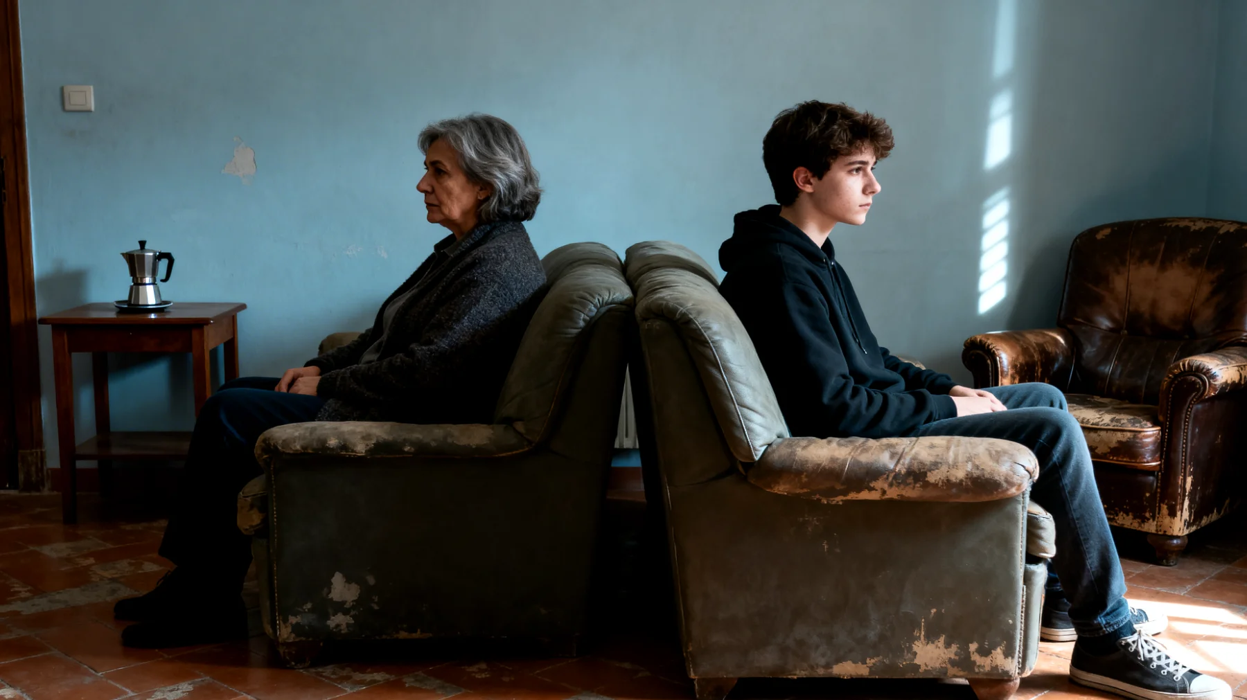 I genitori faticano a esprimere apertamente affetto, vicinanza emotiva e sentimenti ai propri figli giovani adulti, creando una distanza emotiva che i figli percepiscono come indifferenza o mancanza di interesse verso la loro vita interiore."